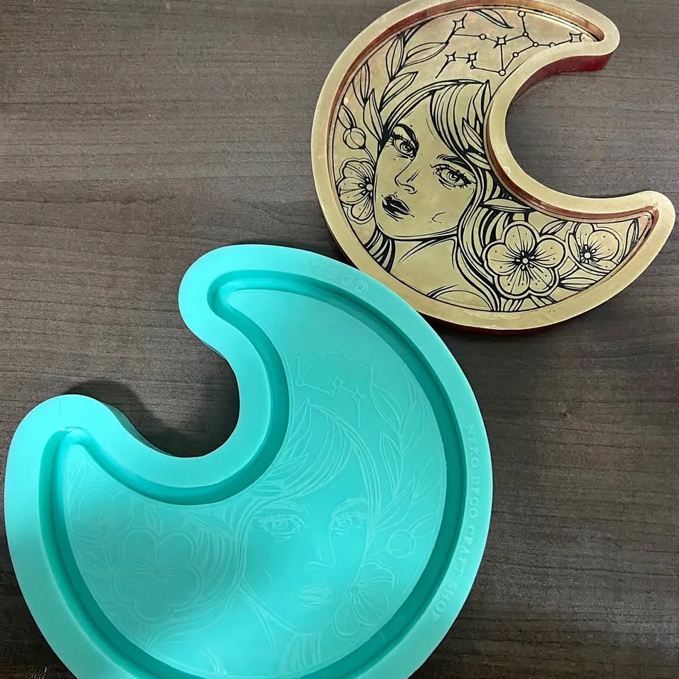 Resin Silicone Mold of Zodiac Sign Virgo thumbnail
