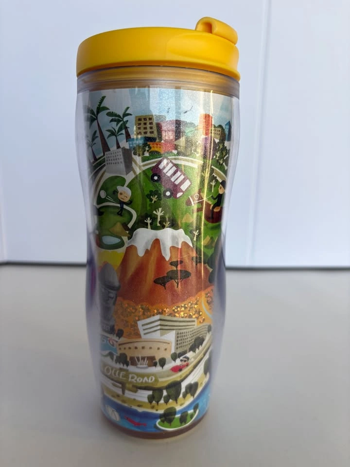NEW Starbucks Korea Jeju Tumbler 355ml 2012 Yellow Lid - photo 4