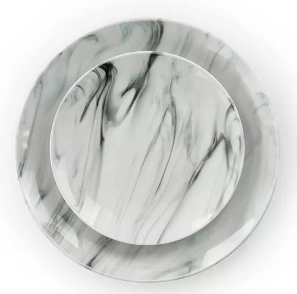 Elama Fine Marble 16-Piece Dinnerware Set – Service for 4 – NEW - photo 3