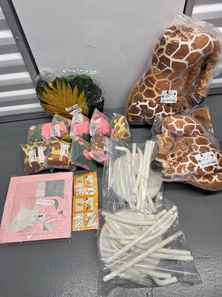 NEW Safari Jungle Baby Shower Decor Set – 2 Arches, 9 Balloon Pa