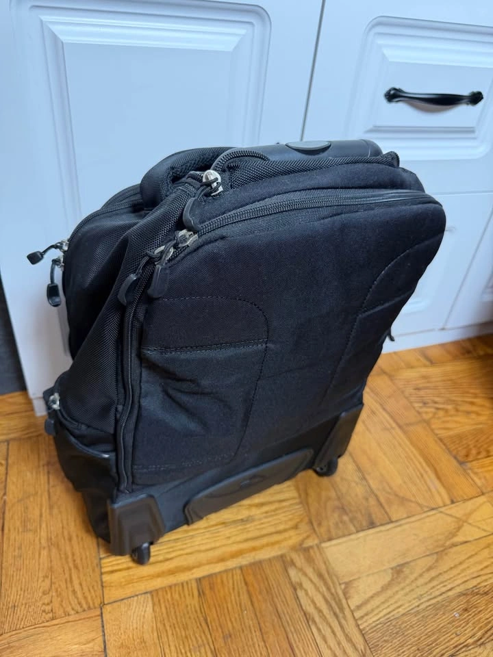 High Sierra Rolling Backpack Wheeled Laptop Travel Bag Black - photo 5