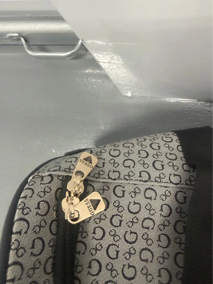 GUESS Monogram Rolling Duffel Travel Bag with Wheels – Like New - photo 4