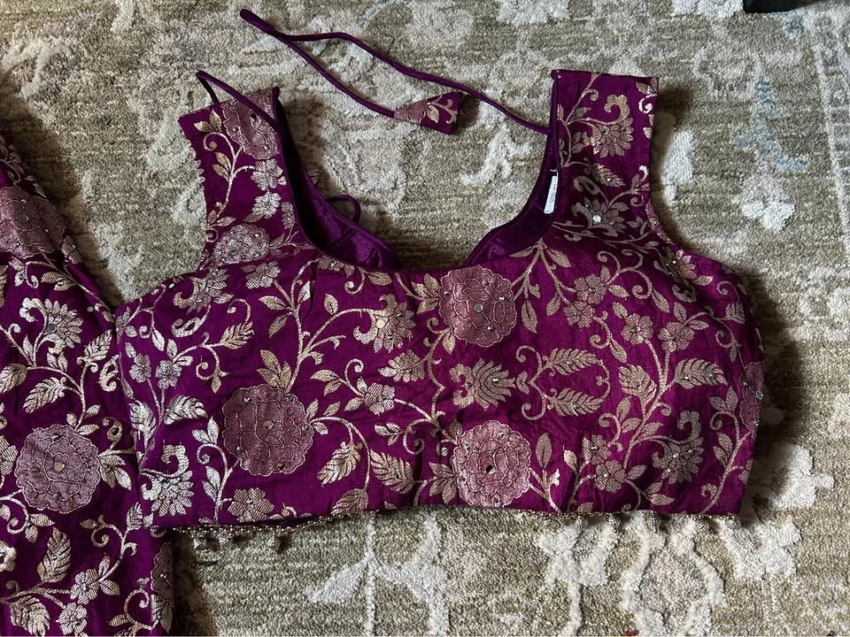 Purple Sharara style suit - photo 3