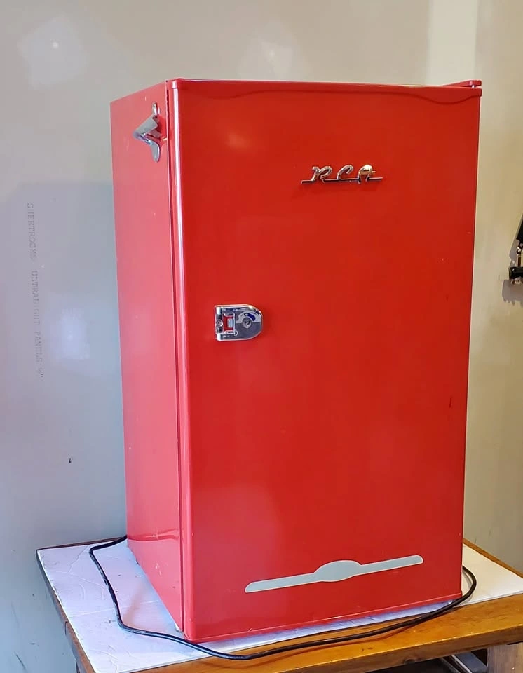 Retro Red RCA 3.2 cuft Mini Fridge w/ Freezer