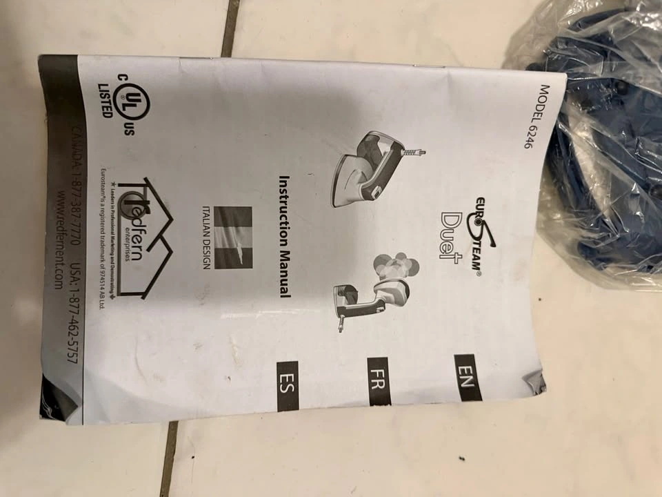 EuroSteam Duet 2-in-1 Garment Steamer and Iron