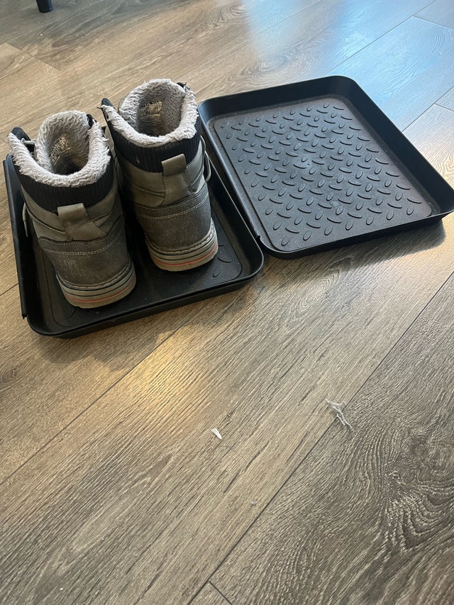 Winter shoes mat