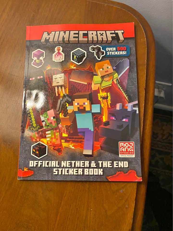 Minecraft Official Nether & The End Sticker Book