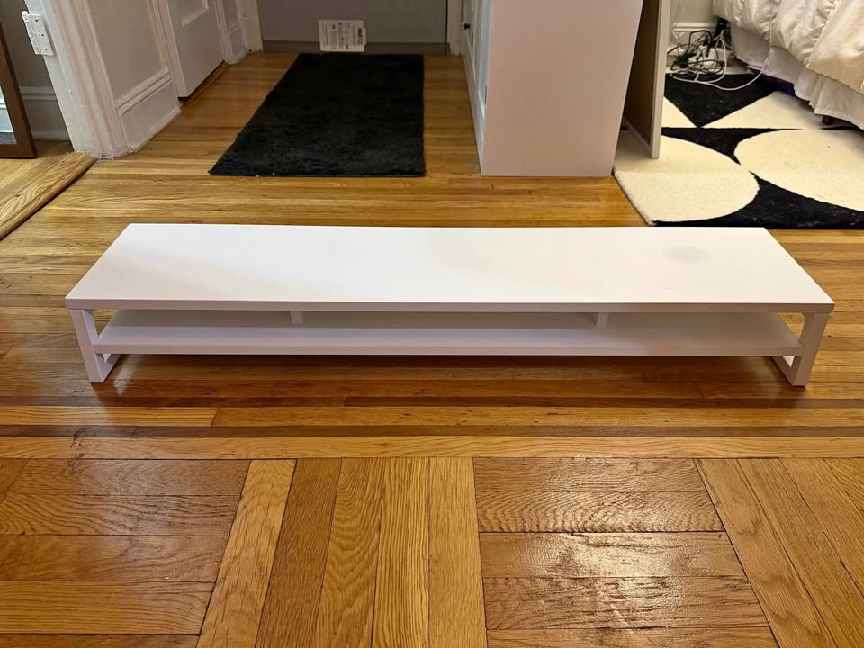 42.5 inch White Monitor Stand