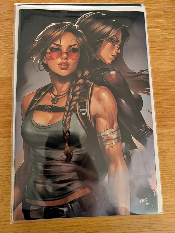 Gi Joe Tomb Raider #1 Katya NYCC exclusive Virgin Matte Foil