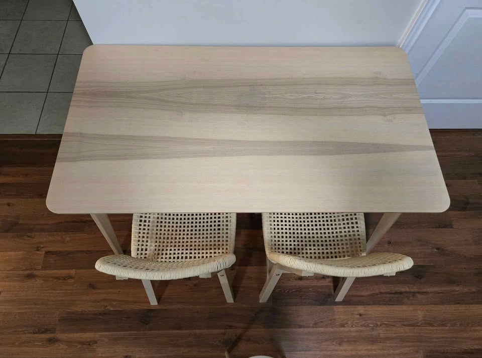 IKEA Lisabo Dining Table with 2 VOXLÖV Chairs - photo 2