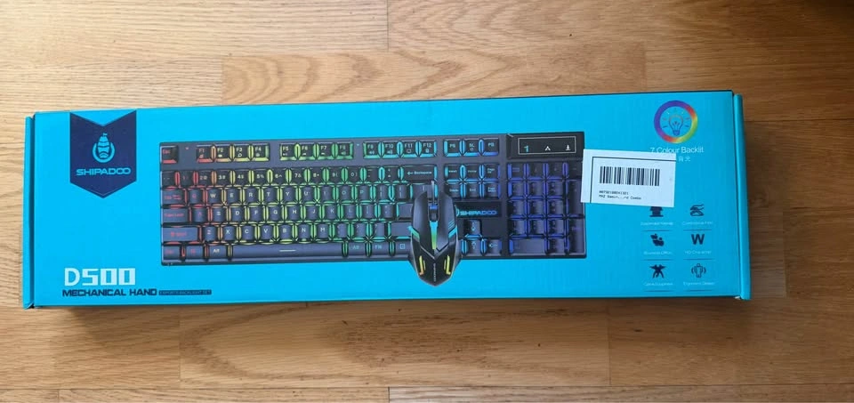 Mechanical RGB Gaming Keyboard with Mouse(Wired) - photo 3