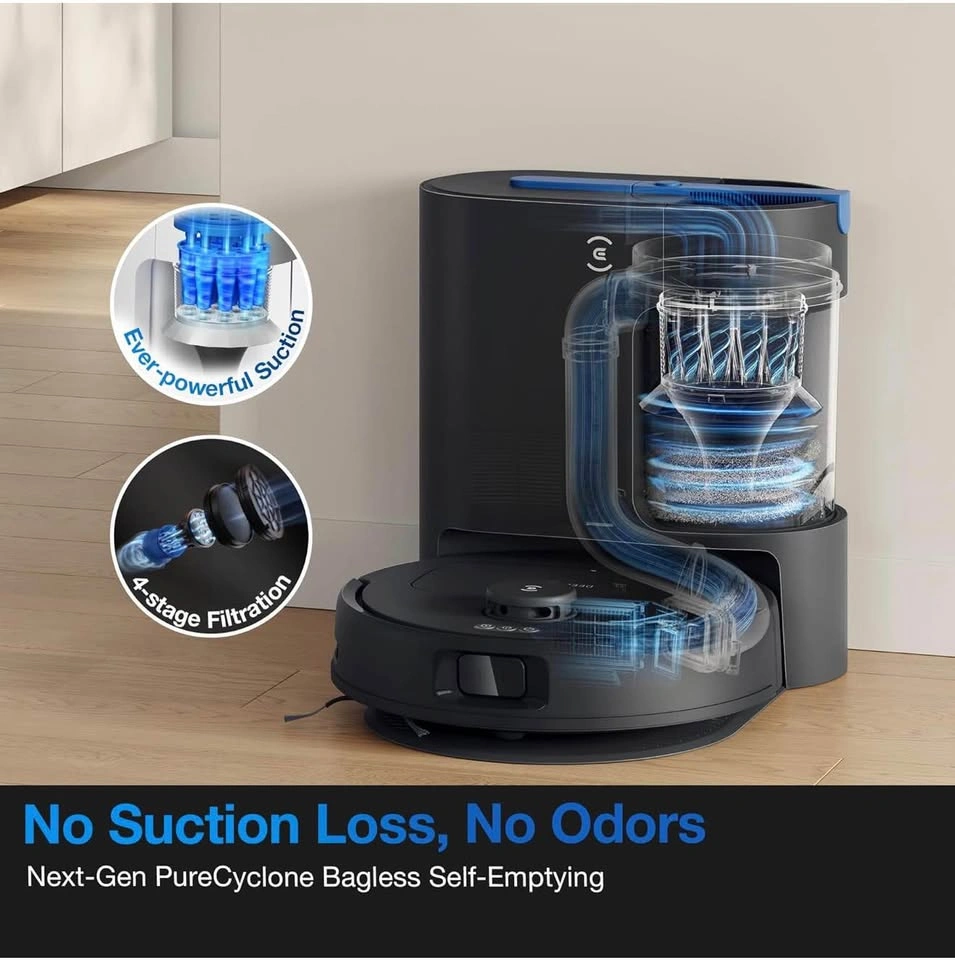 ECOVACS DEEBOT N20e Plus Robot Vacuum and Mop, 10000Pa Suction - photo 2