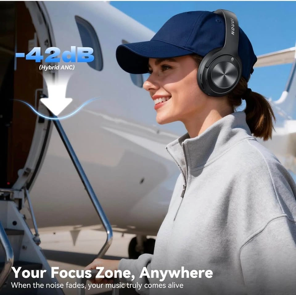 Wireless Hybrid Active Noise Cancelling Headphones - photo 2