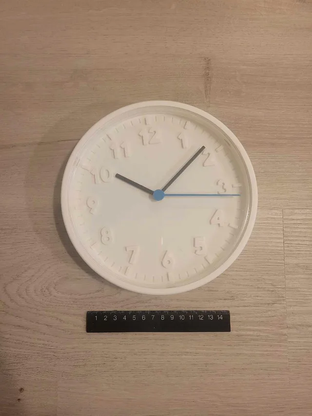 White wall clock thumbnail