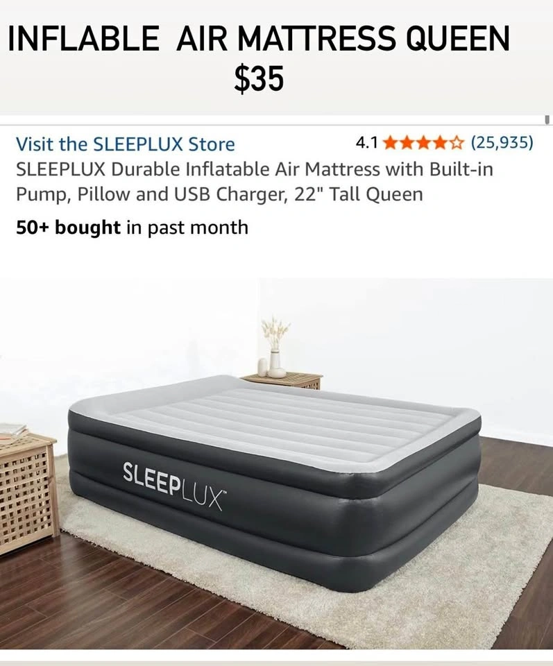 Inflable mattress