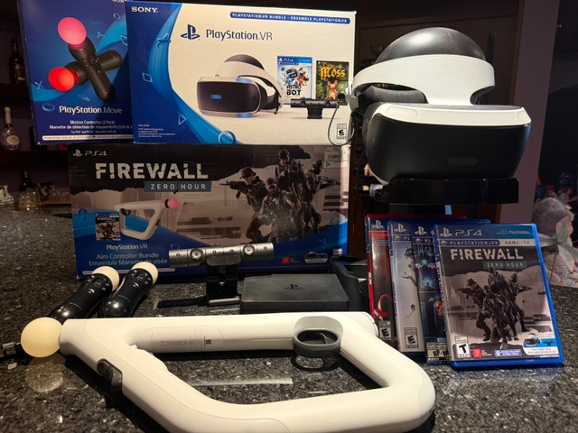 Complete PS4 slim 1TB bundle with PSVR and Games! - photo 2