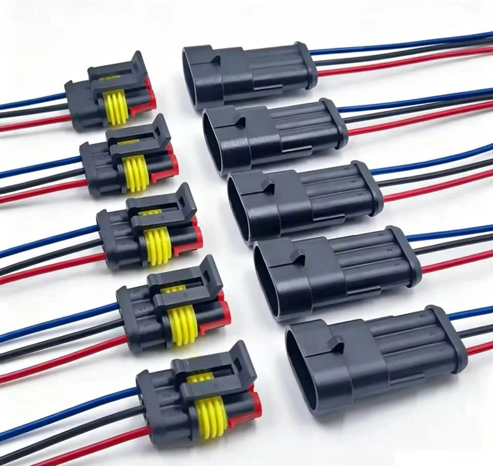 3-Pin Waterproof Electrical Connectors