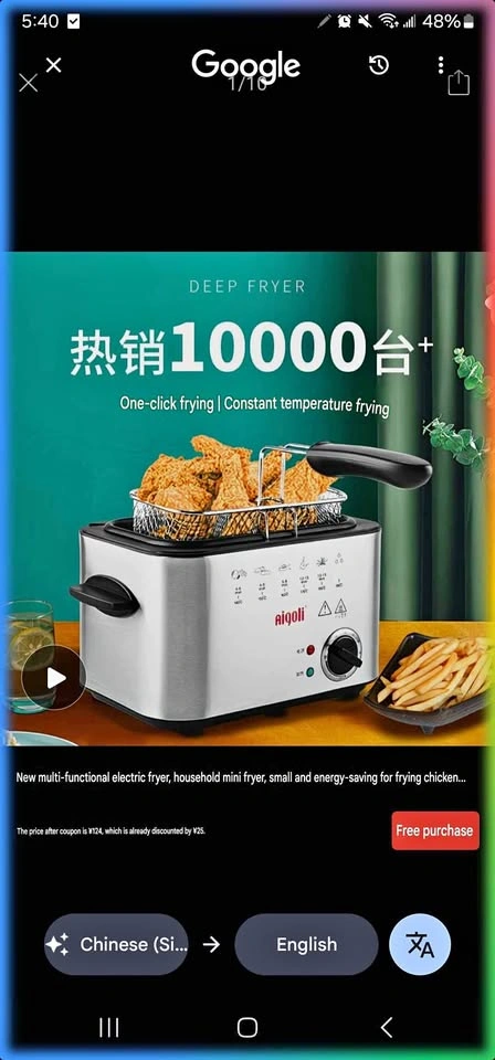 Deep fryer(new)
