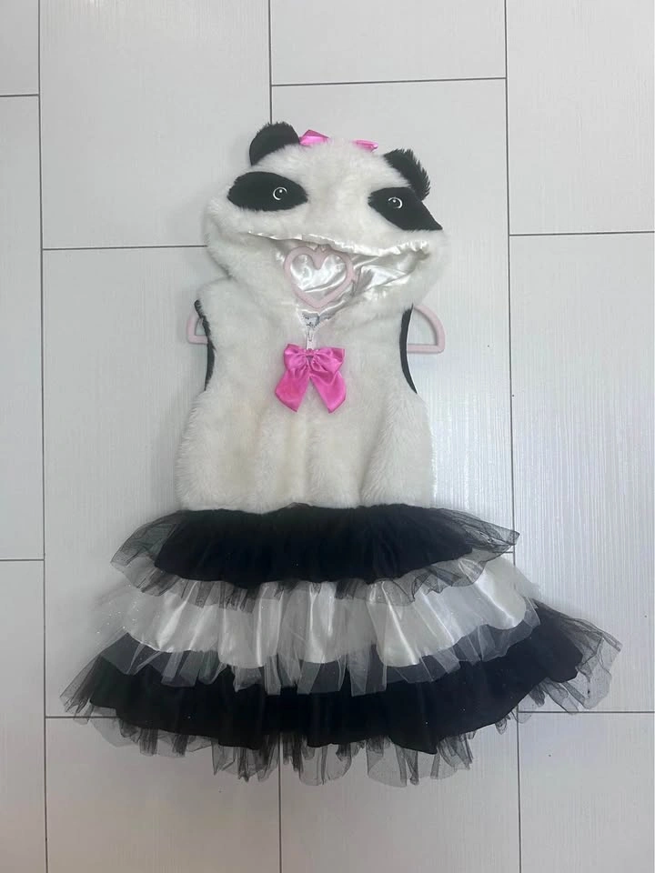 Toddler Panda Halloween costume size 4-5
