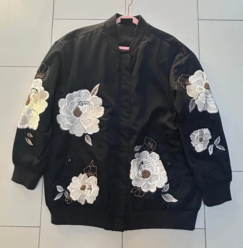 Maeve by Anthropology Embroidered Bomber Jacket - photo 4
