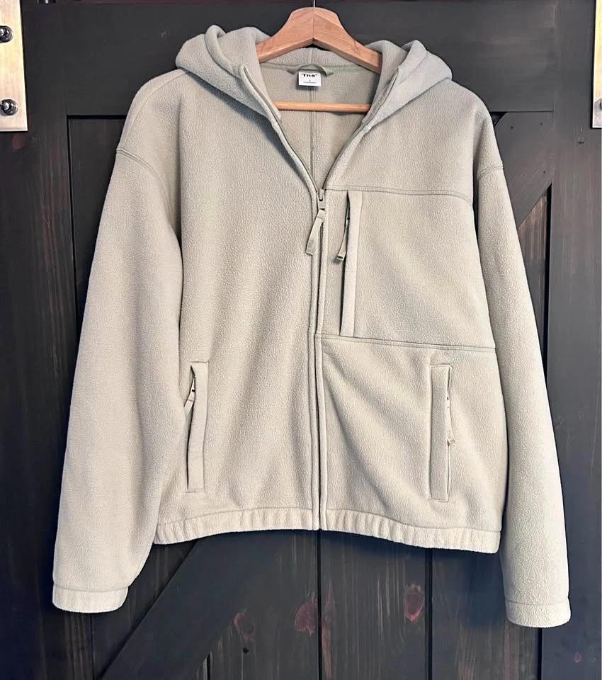 Aritzia Tna Polartec Fleece Full-Zip Hoodie