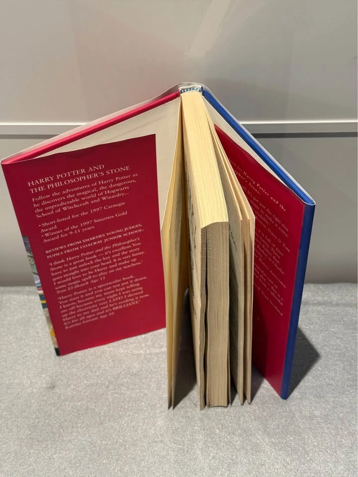 1st Edition Harry Potter and the Philosopher's Stone Hard cover - photo 2