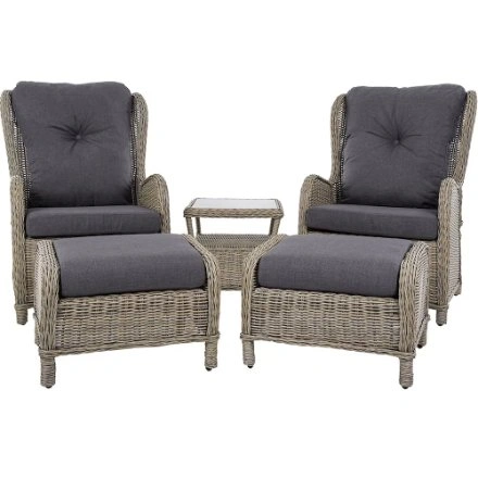 5 Piece Rattan Outdoor Conversation Set Save $1400 - photo 3