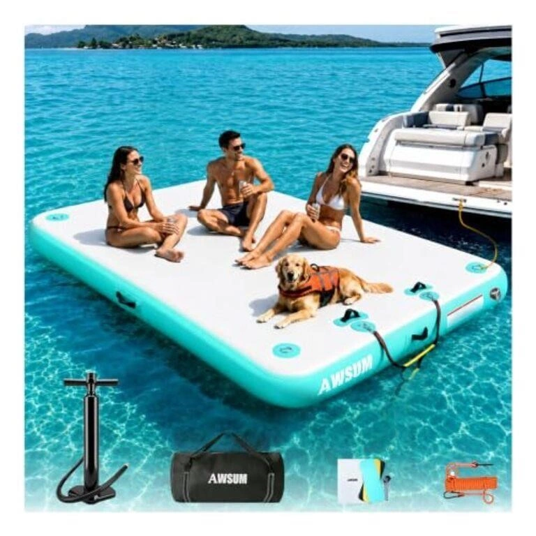 Floating Dock / Raft For Lake/Pool Brand New Save $200 - photo 2
