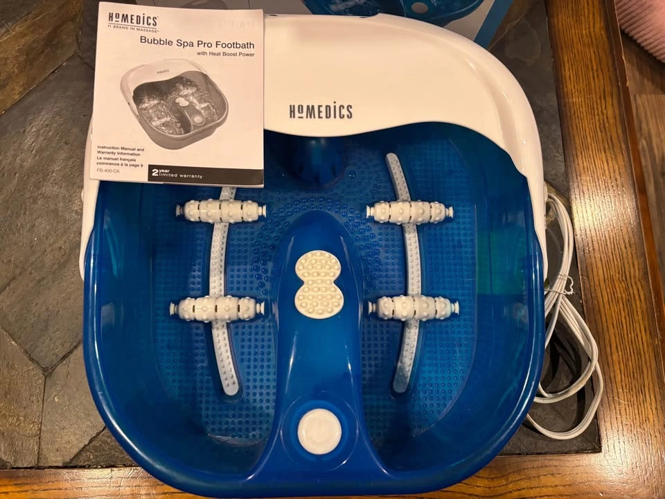 HoMedics Bubble Spa Pro Footbath with Heat Boost (FB-400) - photo 2
