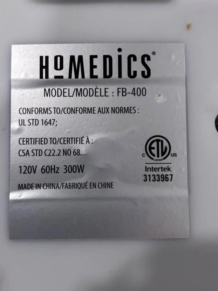 HoMedics Bubble Spa Pro Footbath with Heat Boost (FB-400) - photo 4