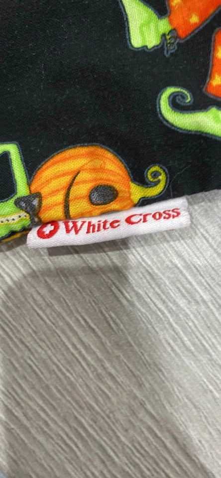White Cross Halloween Scrub Top large - photo 3