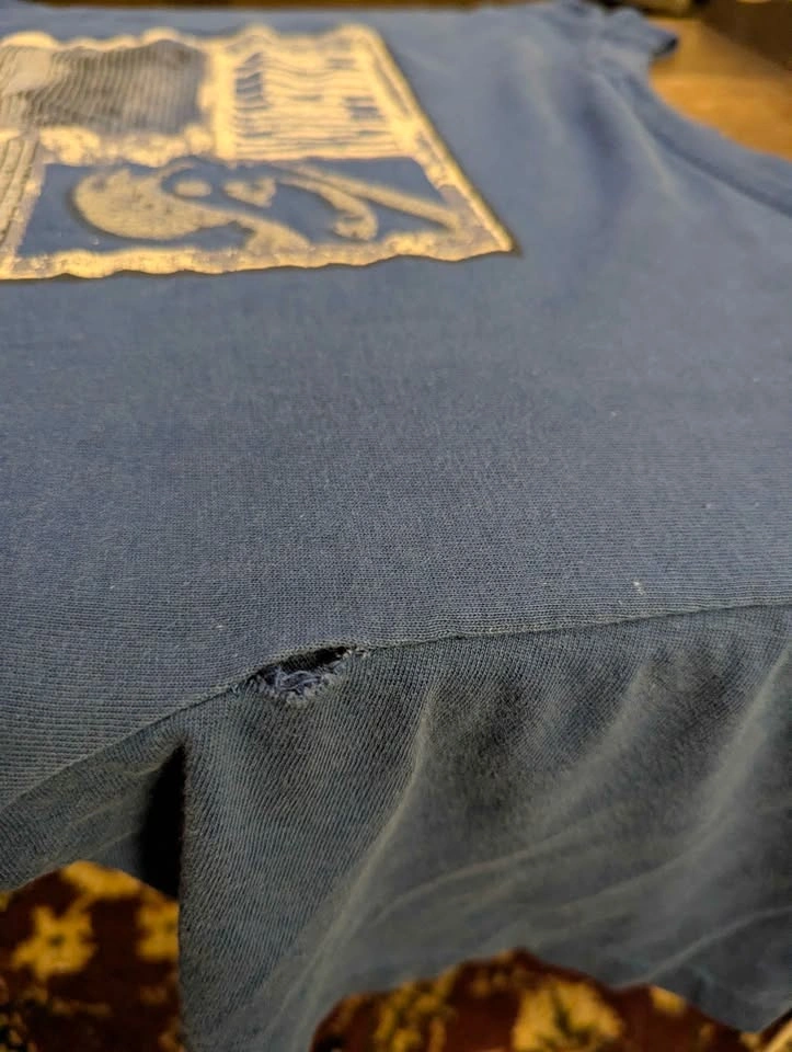 Vintage Brooks Athletic Single Stitch Blue Blading Tee - photo 4
