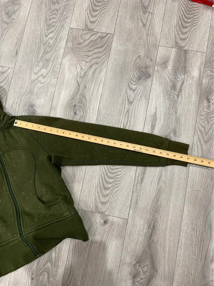 Lululemon Scuba Hoodie Olive Green size 8-10 - photo 4