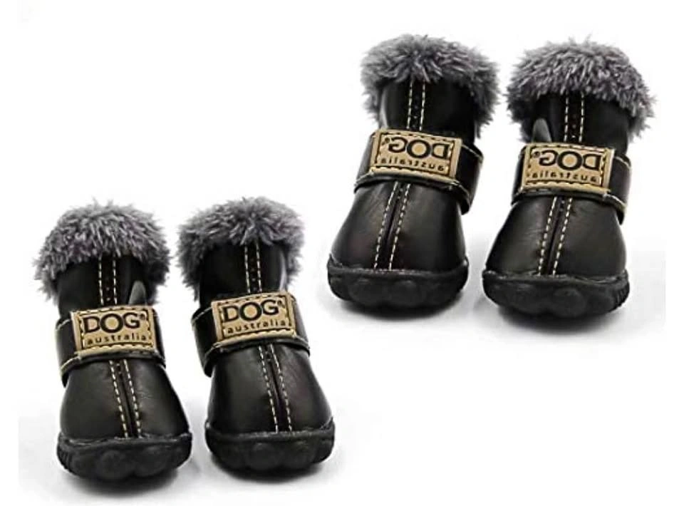 Small Dog Boots, Puppy Winter Shoes, Pet Waterproof size