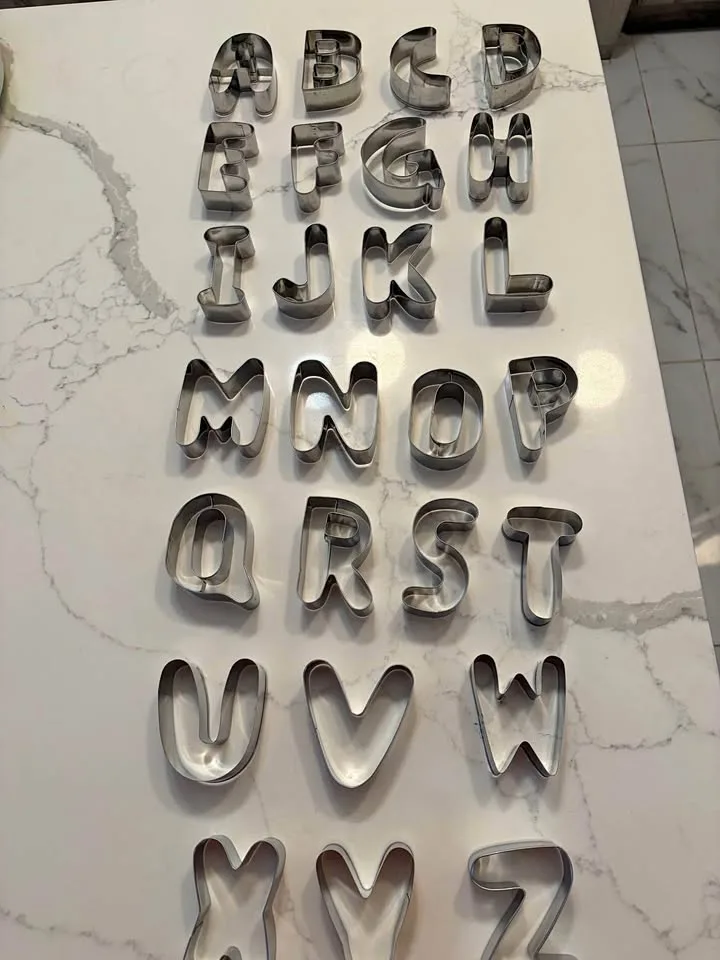 Alphabet cookie cutters- like new 🧡 thumbnail