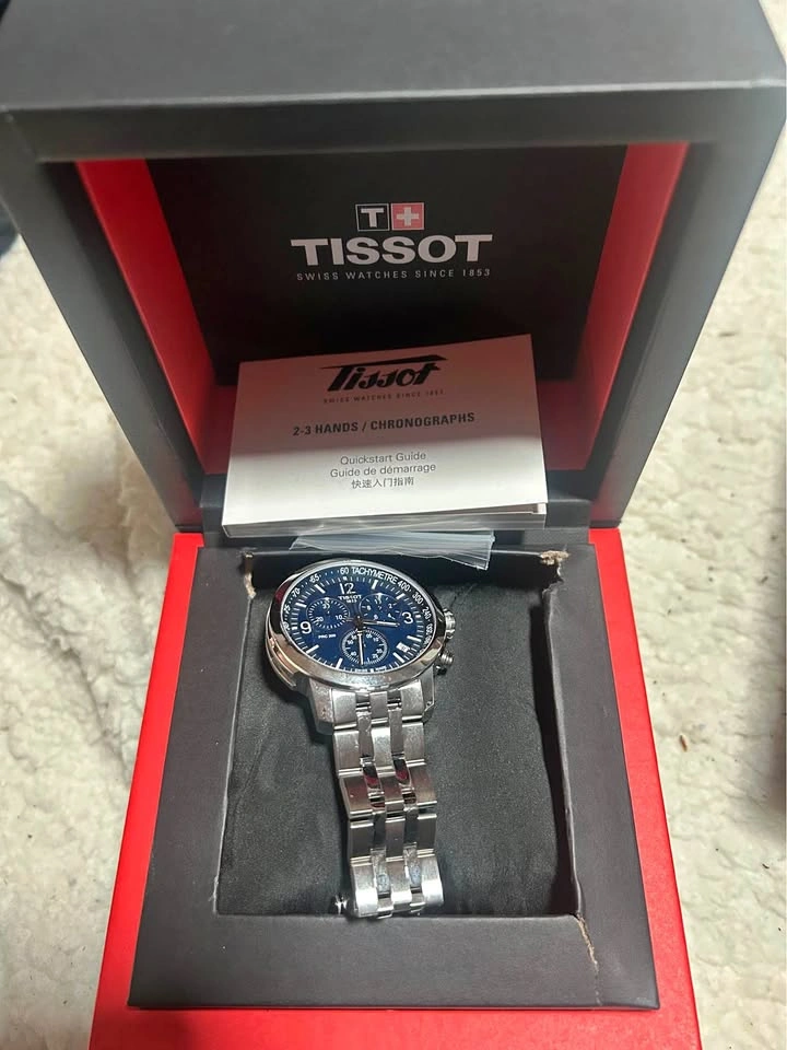 Tissot PRC 200 Chronograph Blue Dial