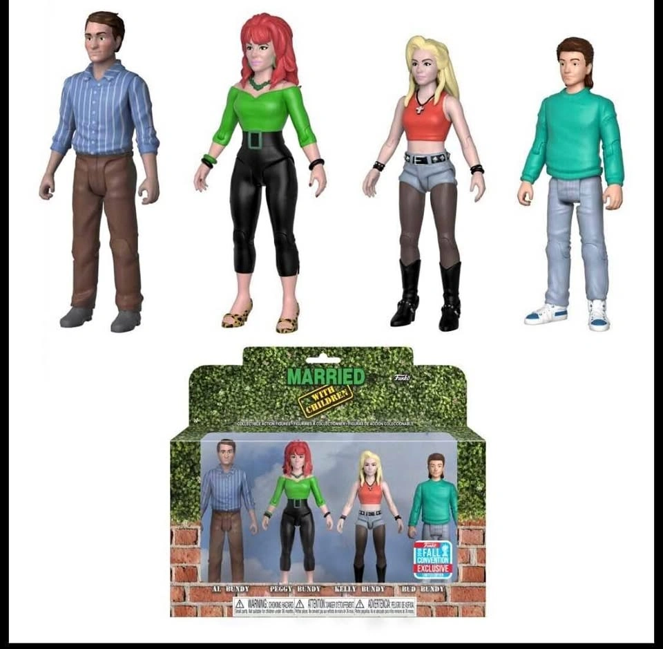 FUNKO MARRIED WITH CHILDREN AL, PEGGY KELLY & BUD BUNDY 4-PACK