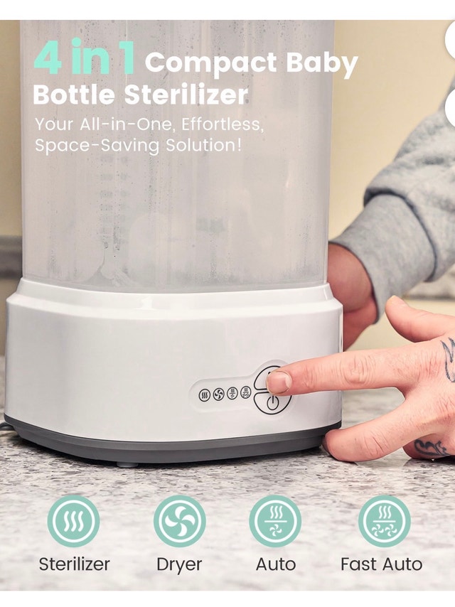 Grownsy 4-in-1 Baby Bottle Sterilizer and Dryer - photo 3