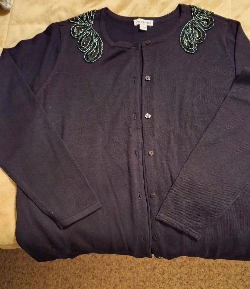 Joan Rivers CARDIGAN REDUCED Again
