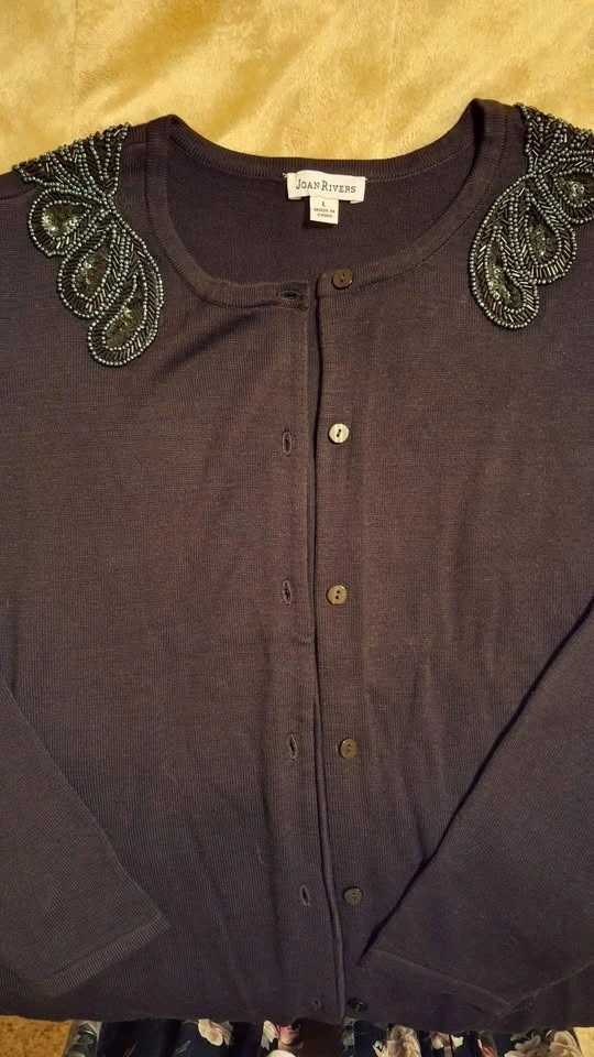 Joan Rivers CARDIGAN REDUCED Again - photo 2