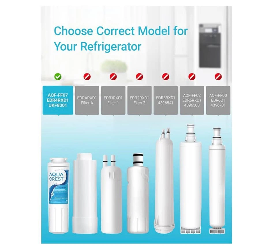 AquaCrest AQF-FF07 Refrigerator Water Filter - 3 Pack (New, Seal - photo 2