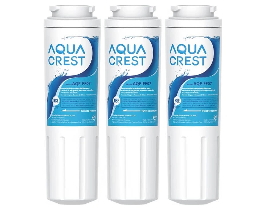 AquaCrest AQF-FF07 Refrigerator Water Filter - 3 Pack (New, Seal - photo 4