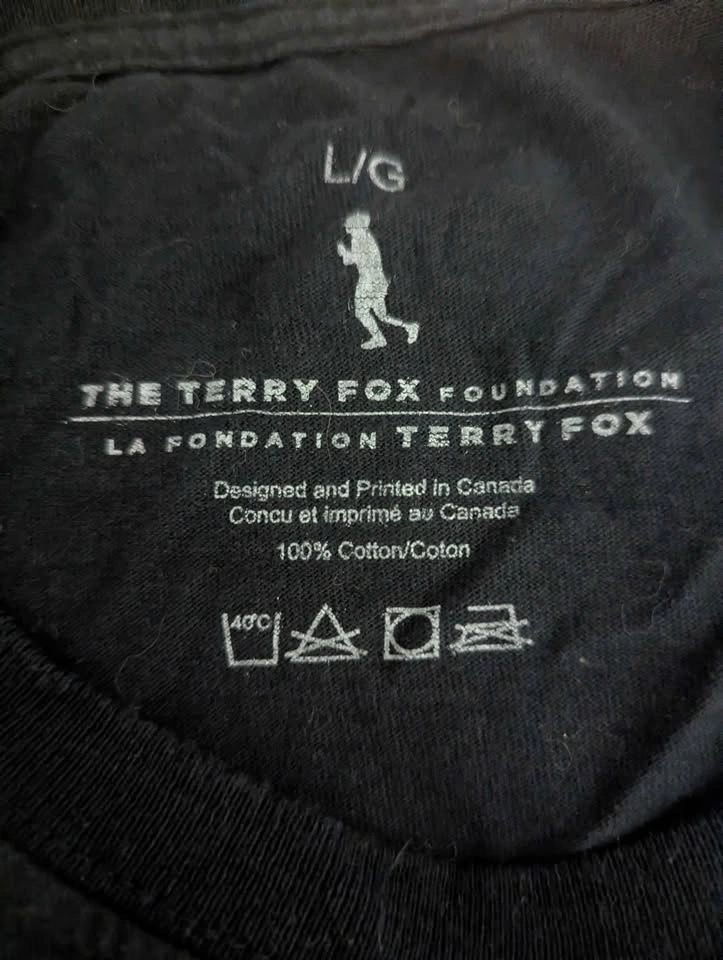 Terry Fox Run 2019 T-Shirt – Black, L - photo 3