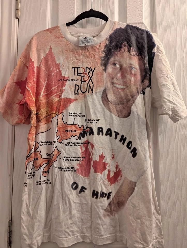 Terry Fox 25th Anniversary Marathon of Hope T-Shirt – L
