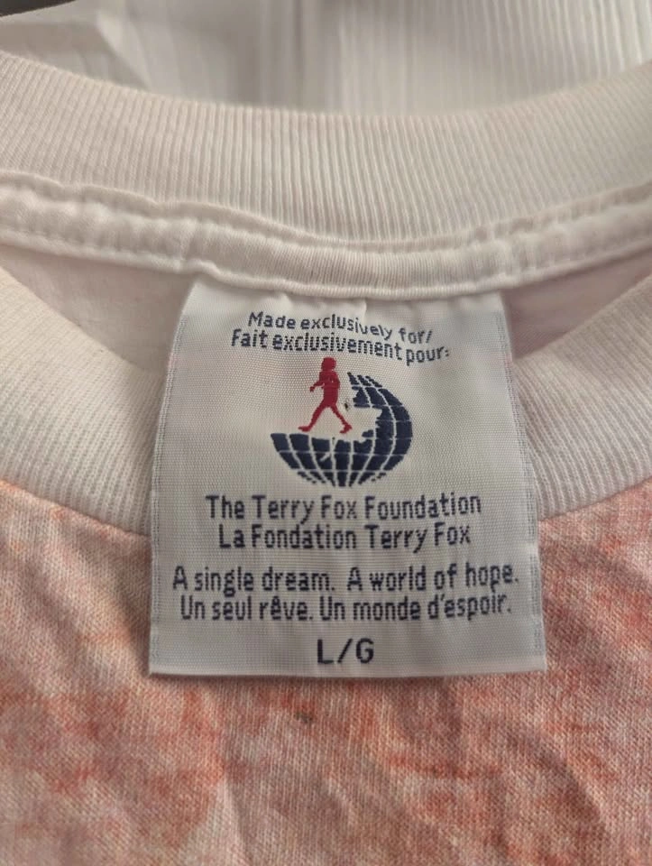Terry Fox 25th Anniversary Marathon of Hope T-Shirt – L - photo 2