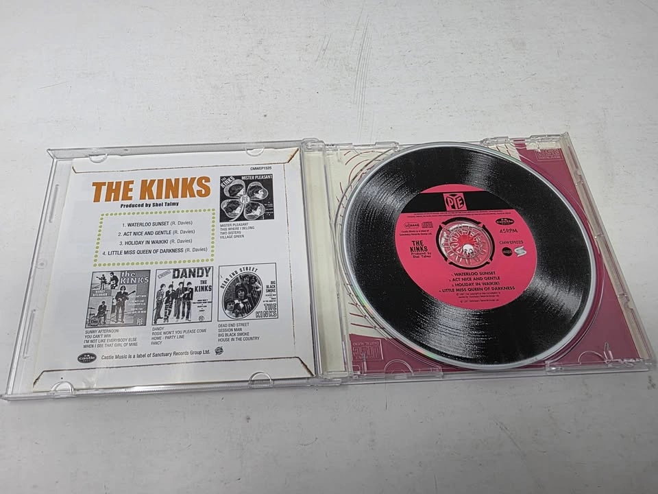 The Kinks Waterloo Sunset 4-Track CD EP (2007) Like new - photo 2