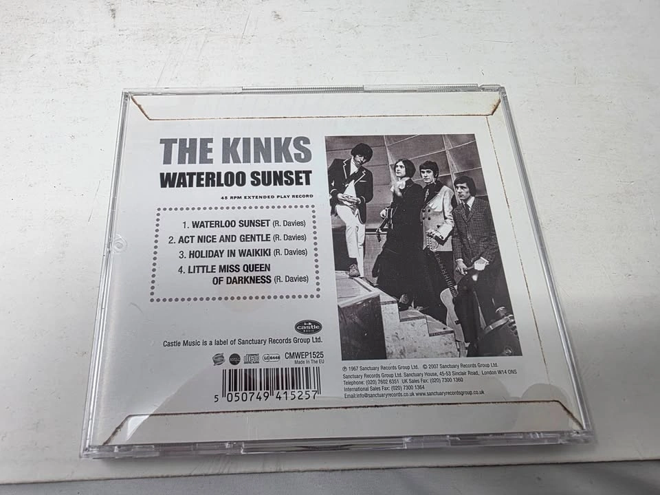 The Kinks Waterloo Sunset 4-Track CD EP (2007) Like new - photo 3