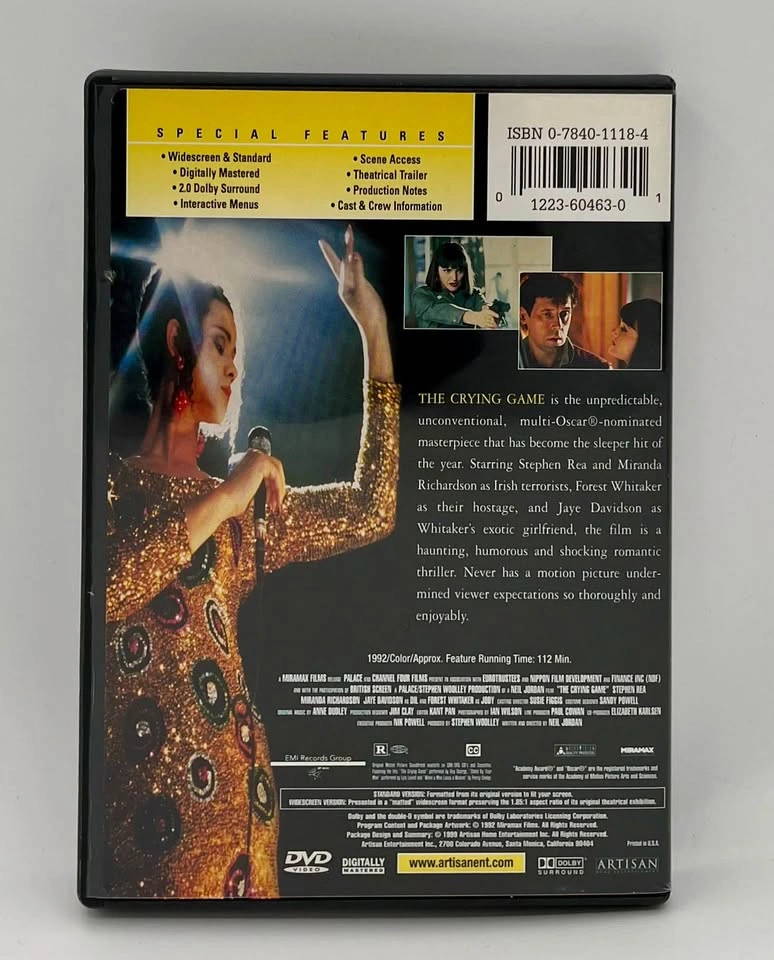90s 00s Cult Drama Thriller Movie Lot Basquiat Crying Game - photo 4