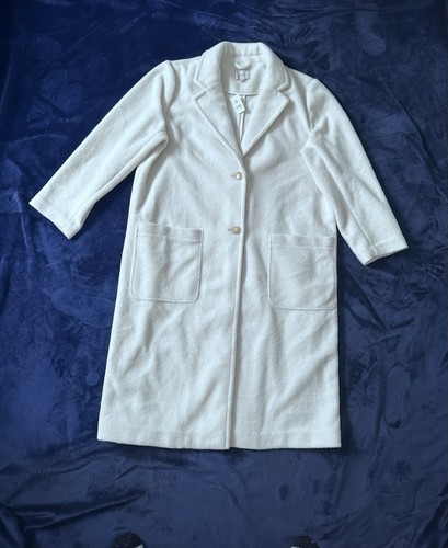 LOFT Women's Long Blazer Coat - Size XL - Cream White
