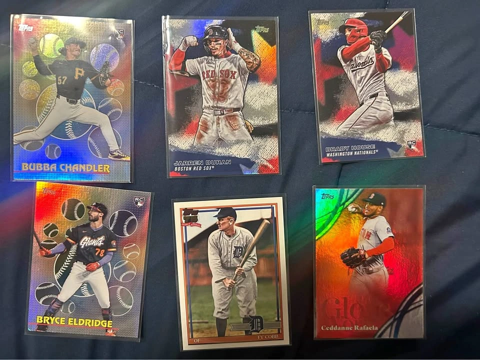 Topps Baseball Card Lot - Jarren Duran, Ty Cobb, Ceddanne Rafael